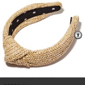 Lele Sadoughi rafia knotted headband